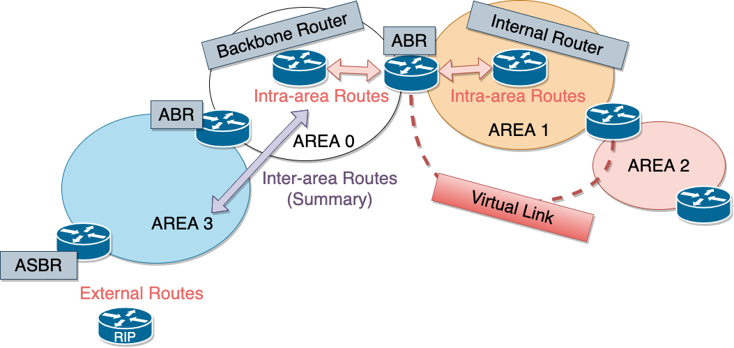 ospf tipos rede lsa